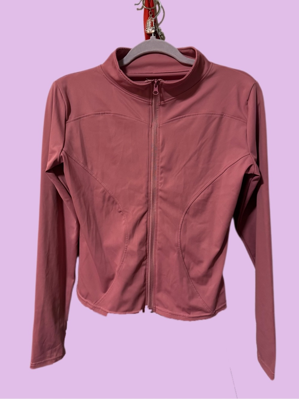 Women's Dusty Rose Utility Zip Jacket